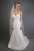 Load image into Gallery viewer, Bridal Apparel Simple Cut Edge Veil || CGACT101