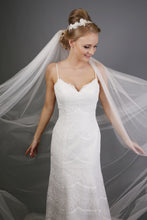 Load image into Gallery viewer, Bridal Apparel Faux Silk Italian Tulle Cut Edge Veil || CGACT301