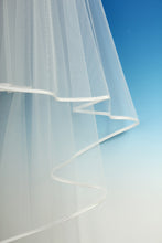 Load image into Gallery viewer, Bridal Apparel Soft Italian Tulle Veil with Ribbon Edge || CGC458B