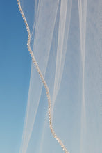 Load image into Gallery viewer, Bridal Apparel Single Tier with Crystal Edge || CGC497A