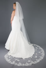 Load image into Gallery viewer, Bridal Apparel Corded Lace Train Veil || CGC511A
