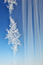 Load image into Gallery viewer, Bridal Apparel Delicate Lace Appliqué Scalloped Veil || CGC535A