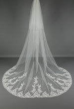 Load image into Gallery viewer, Bridal Apparel Vine Lace Train Veil || CGC558B
