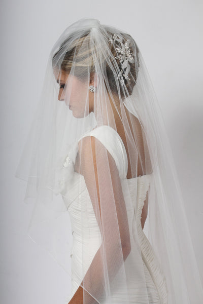 Bridal Apparel Fine Edge Veil || CGCAF001