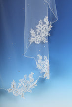 Load image into Gallery viewer, Bridal Apparel Corded Lace Appliqué Veil || CGC346B
