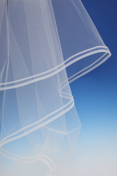 Bridal Apparel Double Horsehair Edge Veil || CGC433C