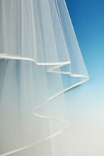 Load image into Gallery viewer, Bridal Apparel Soft Italian Tulle Veil with Ribbon Edge || CGC458B
