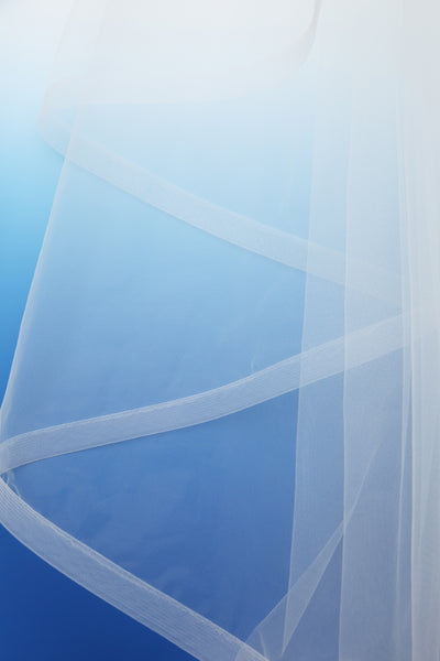 Bridal Apparel Wide Crinoline Edge Veil || CGC504A
