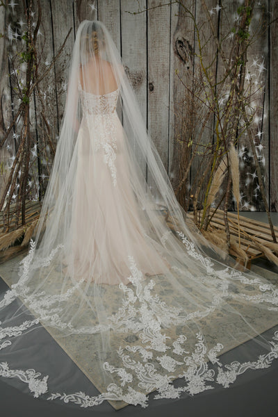 Bridal Apparel Statement Lace Veil || CGC568B