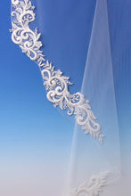 Load image into Gallery viewer, Bridal Apparel Swirl Lace Train Veil || CGC574B
